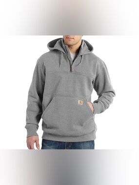 Carhartt Original Fit Rain Defender Hooded Quarter-Zip Sweatshirt Men’s Small